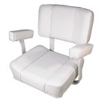 bla boat yacht seat upholstered white